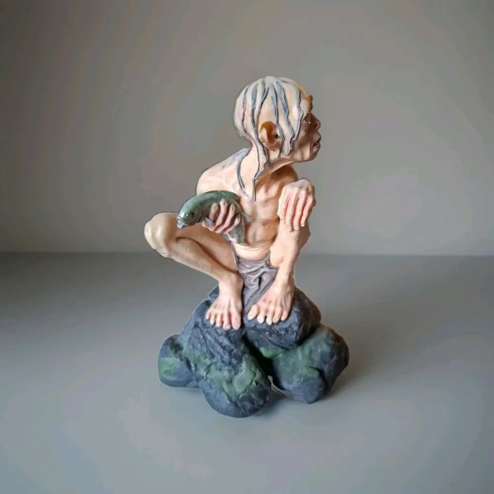 Gollum as Smeagol Polystone Statue 1/6 Scale ~ Weta LOTR Collectible (No Box/DVD